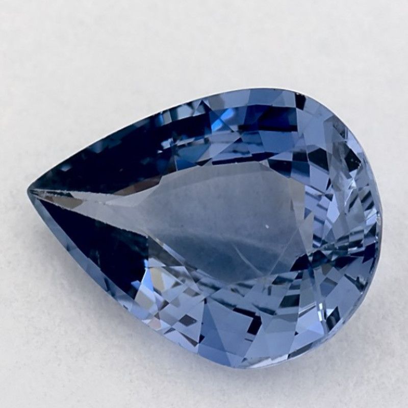 Szafir 1,29 ct, niebieski, szlif gruszka