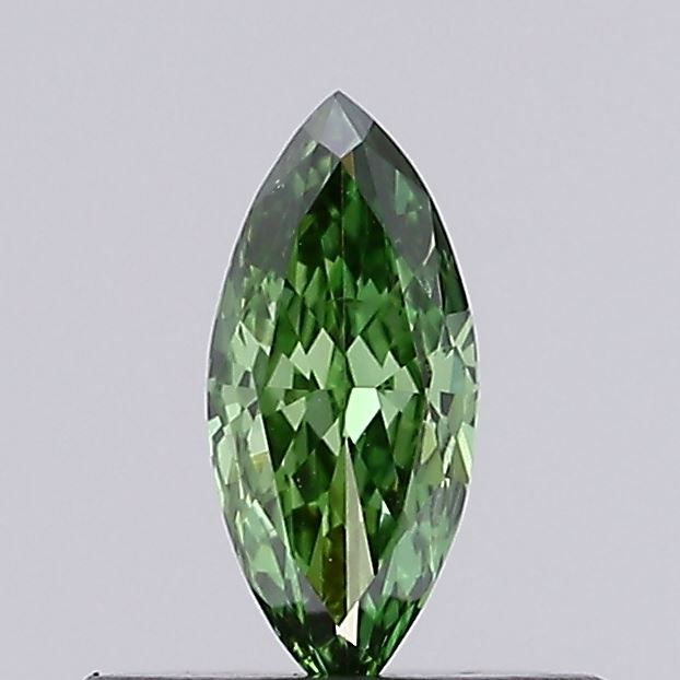 0.18 CT Fancy Vivid Green MARQUISE