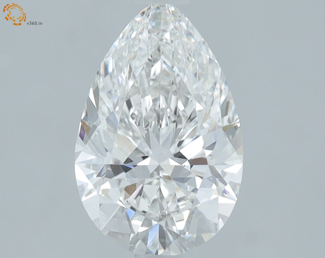 1.66 Carat F VS2 Pear Lab Diamond