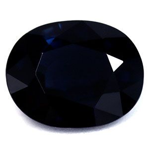 Szafir 3,14 ct, niebieski, szlif owalny