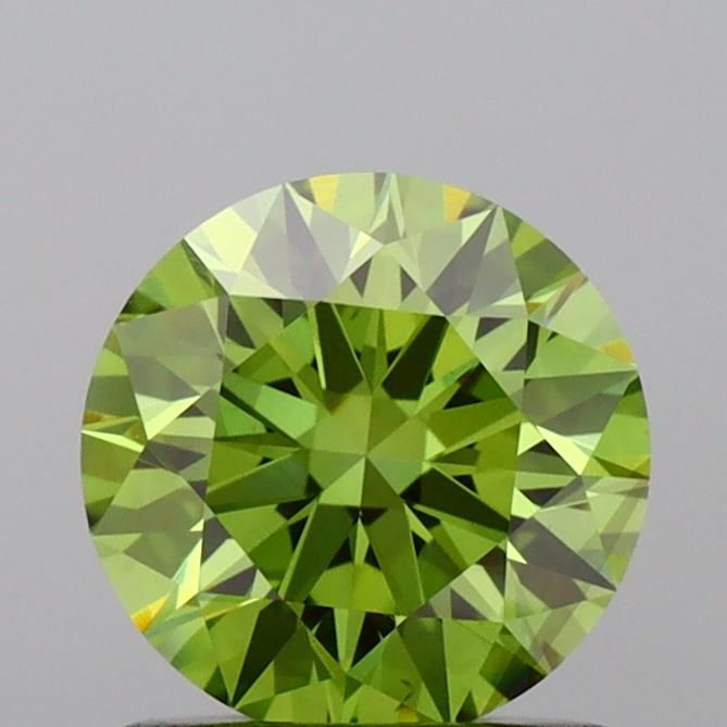 1.03 CT Fancy Vivid Green ROUND