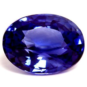 Szafir 1,06 ct, niebieski, szlif owalny