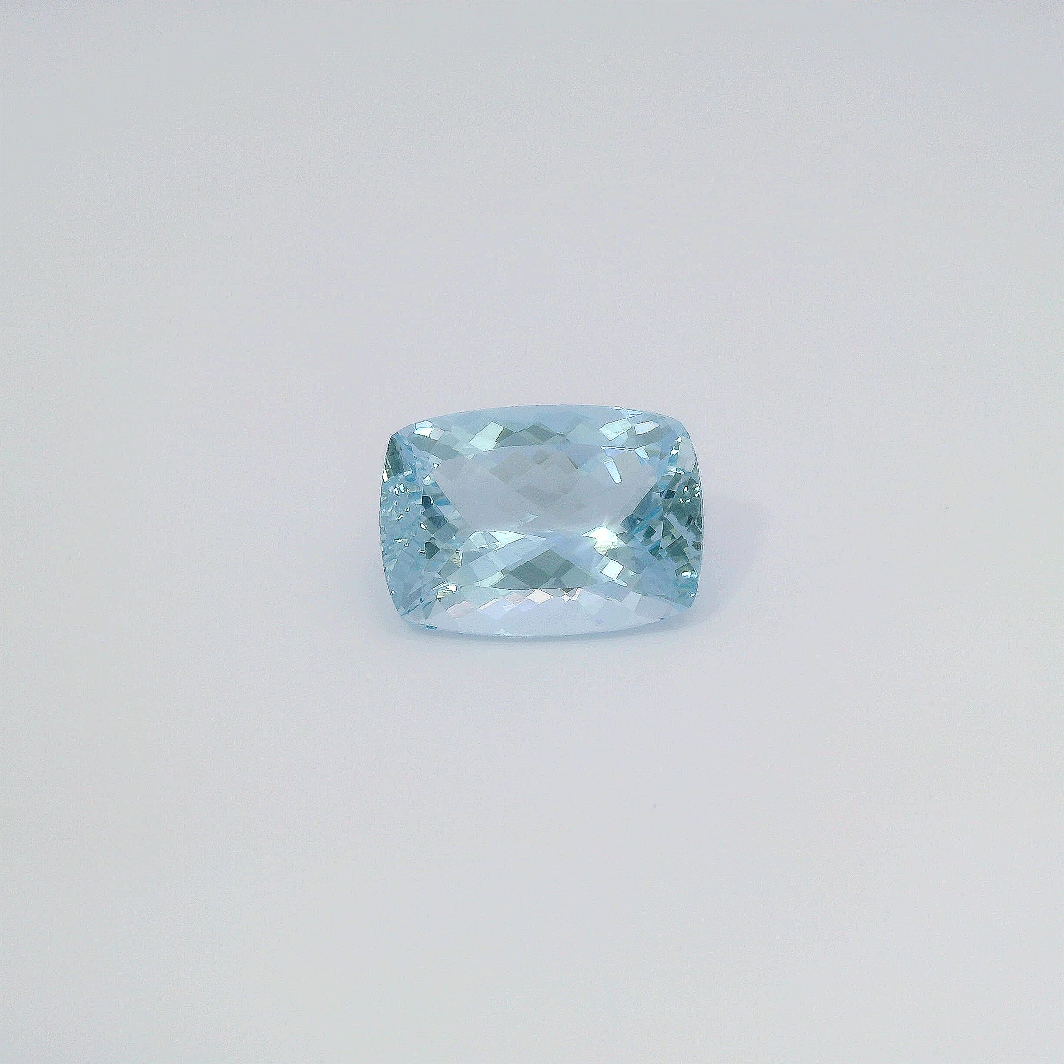 10.87 ct Cushion Aquamarine