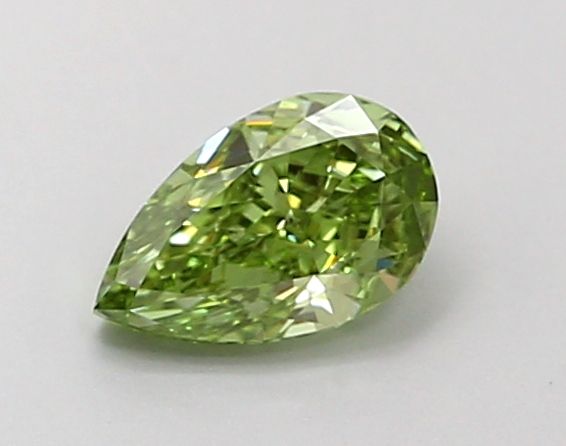 0.52 CT Fancy Vivid Green PEAR