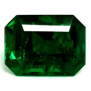 Szmaragd 1,41 ct, zielony, szlif szmaragdowy