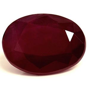 Rubin 1,95 ct, czerwony, szlif owalny
