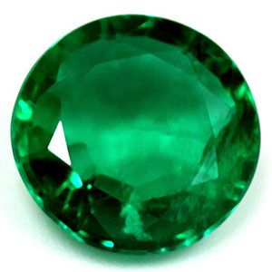 Szmaragd 1,09 ct, zielony, szlif okrągły