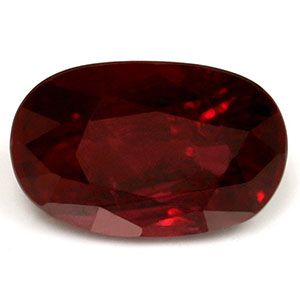 Rubin 1,30 ct, czerwony, szlif cushion