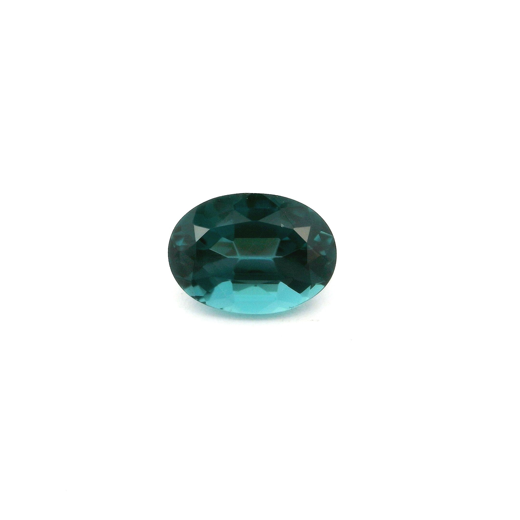 Turmalin 1,47 ct, niebieski, szlif owalny