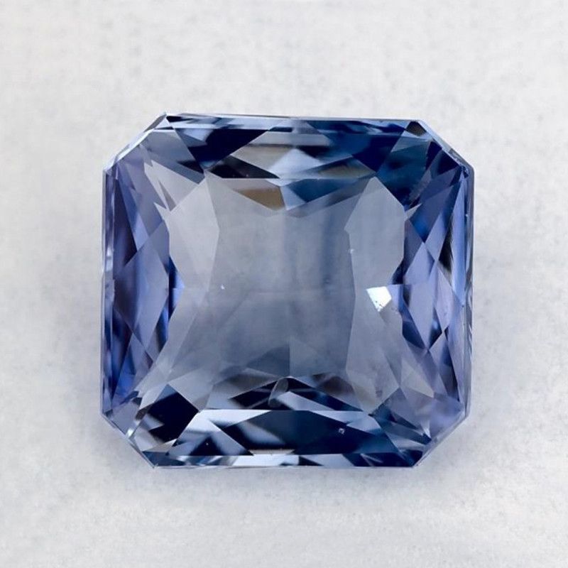 SAPPHIRE FACETED 3.87ct BLUE Blue EC SRILANKA HEATED