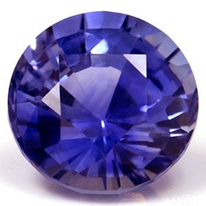 Szafir 1,14 ct, niebieski, szlif okrągły