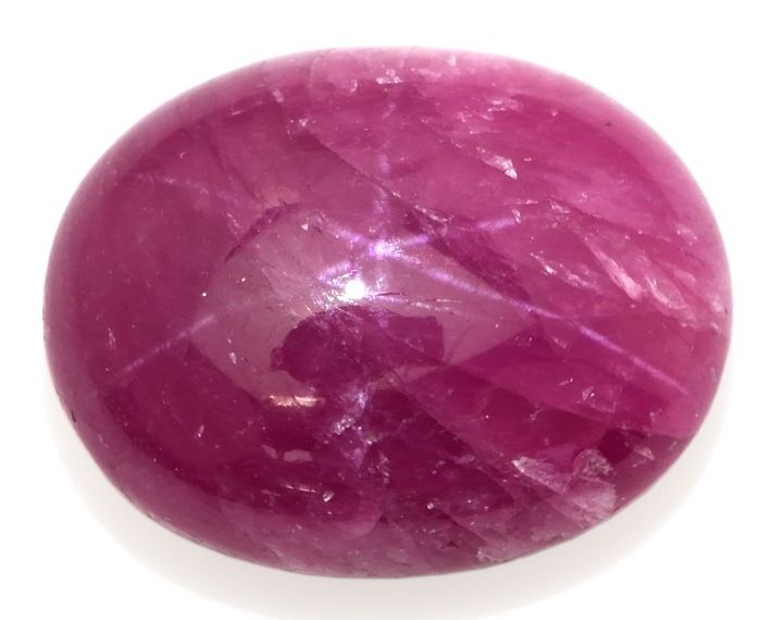 Rubin 6,62 ct, różowy, szlif owalny
