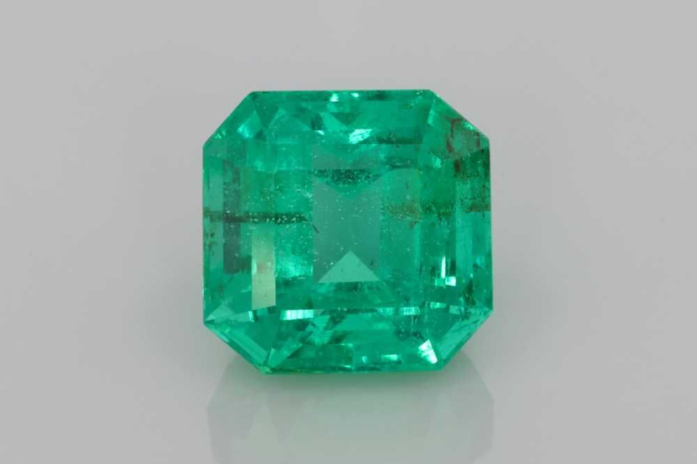Szmaragd 2,99 ct, zielony, szlif asscher