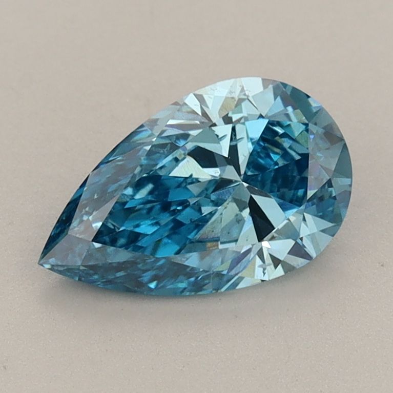 1.0 CT Fancy Vivid Blue PEAR