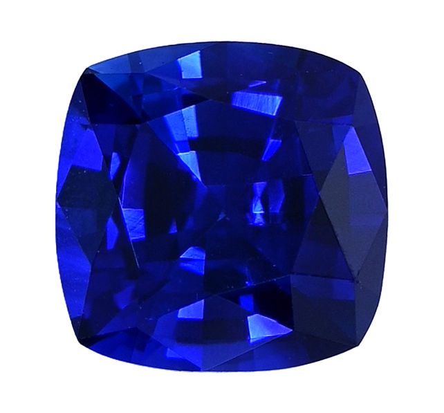 Szafir 1,08 ct, niebieski, szlif cushion