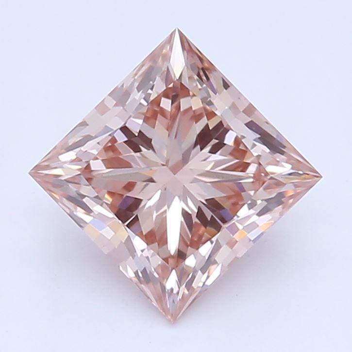 0.71 CT Fancy Brownish Pink PRINCESS