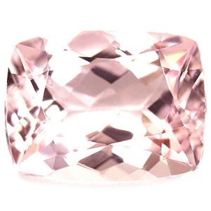 Morganit 1,83 ct, różowy, szlif cushion