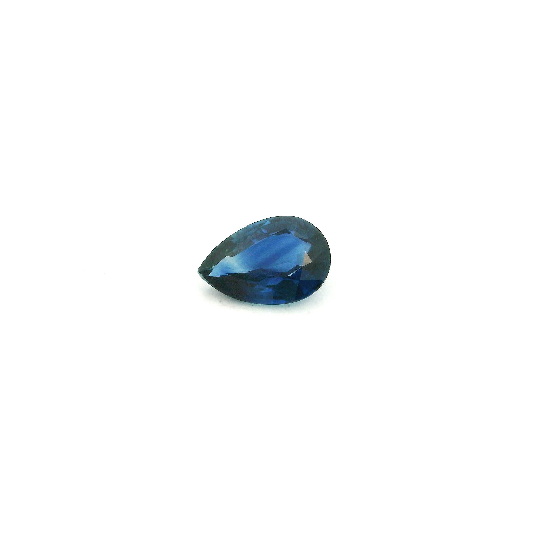 0.74 ct Pear sapphire