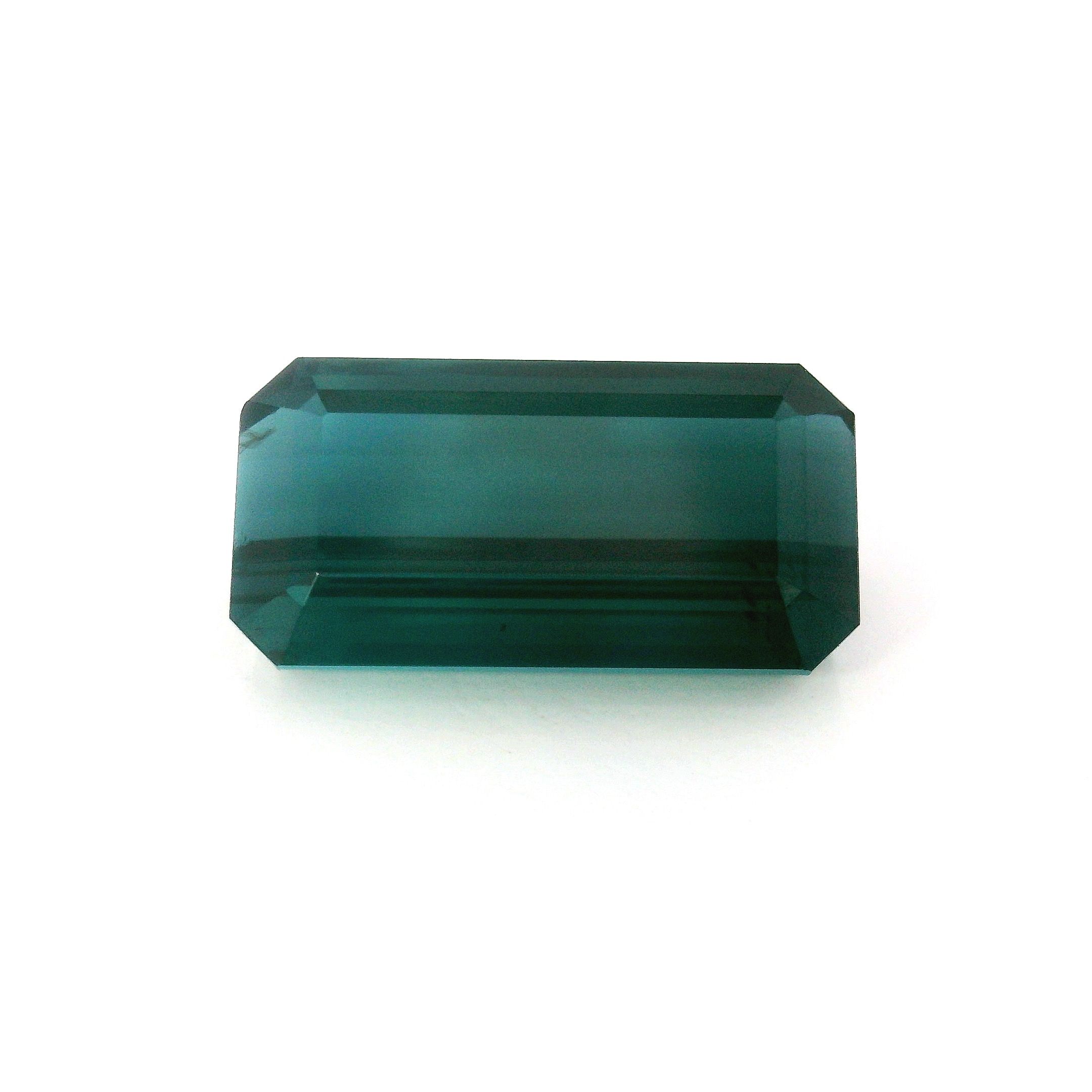 Turmalin 5,53 ct, niebieski, szlif ośmiokątny