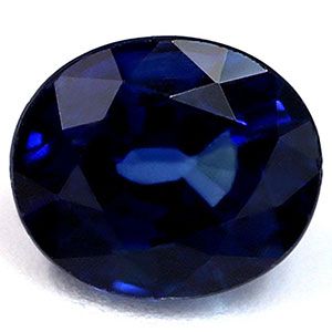 Szafir 1,08 ct, niebieski, szlif owalny