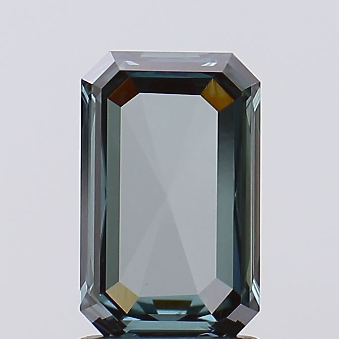 1.09 CT Fancy Intense Blueish Green RADIANT