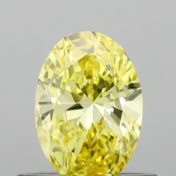 0.51 CT Fancy Intense Yellow OVAL