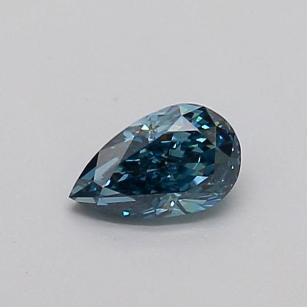 0.31 CT Fancy Grayish Blue PEAR