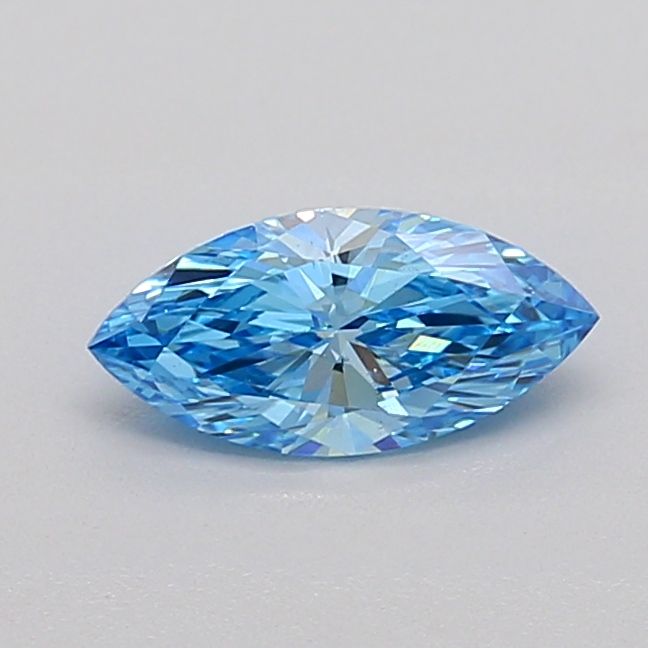 0.5 CT Fancy Intense Blue MARQUISE