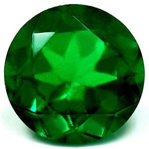 Szmaragd 1,52 ct, zielony, szlif okrągły