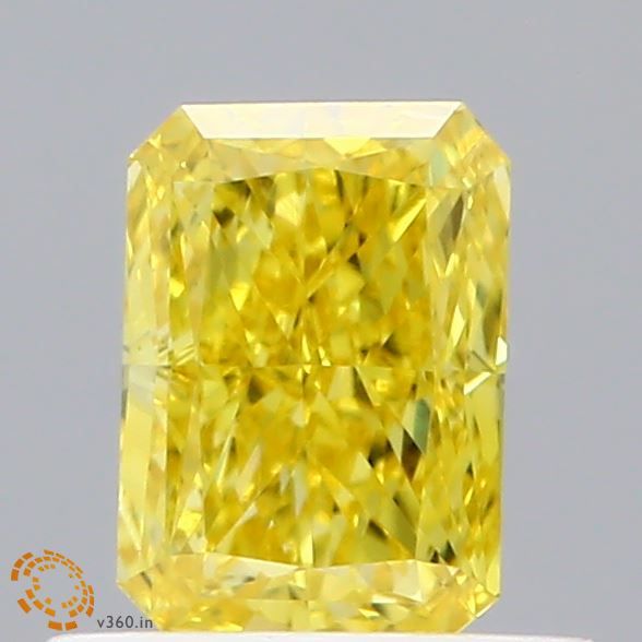 0.61 CT Fancy Vivid Yellow RADIANT