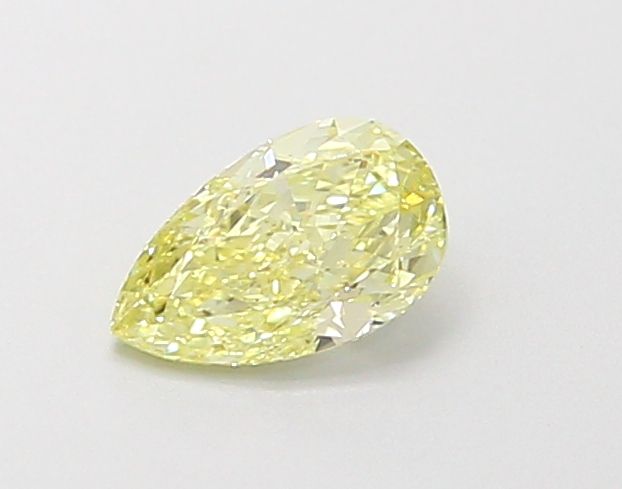0.34 CT Fancy Light Yellow PEAR