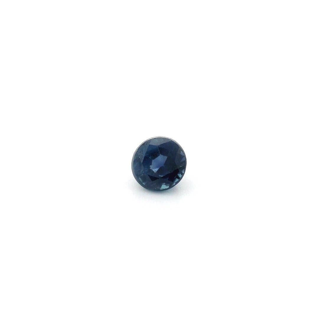 SAPPHIRE FACETED 0.63ct BLUE Deep Blue SI CAMBODIA HEATED
