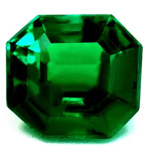 Szmaragd 1,51 ct, zielony, szlif szmaragdowy