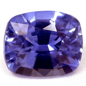 Szafir 1,01 ct, niebieski, szlif cushion