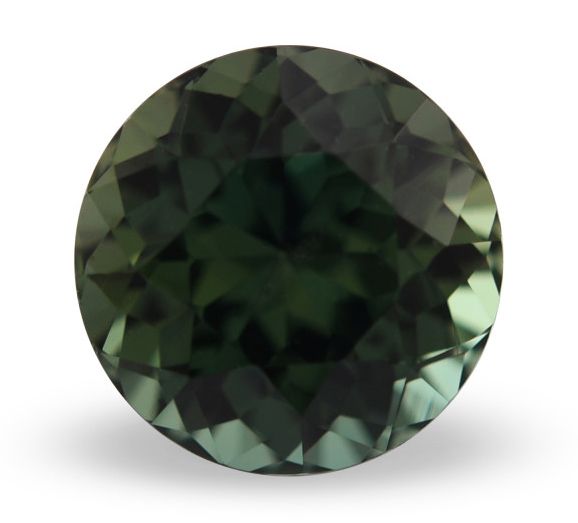 SAPPHIRE FACETED 1.45ct GREEN Green EC MADAGASCAR NONE