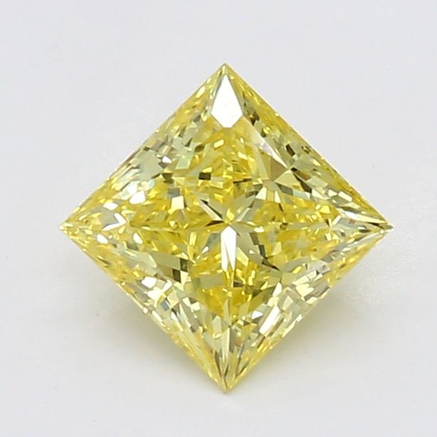 0.53 CT Fancy Vivid Yellow PRINCESS