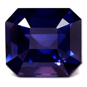 Szafir 1,43 ct, niebieski, szlif szmaragdowy