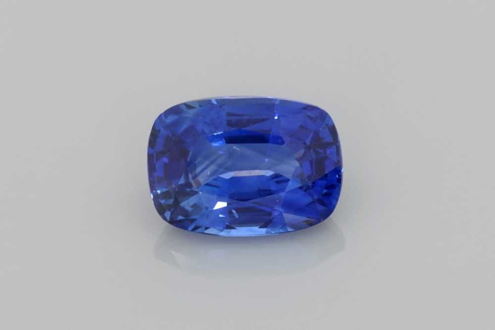 Szafir 1,19 ct, niebieski, szlif cushion