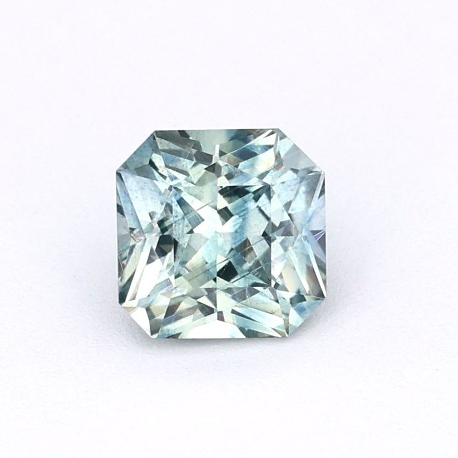 SAPPHIRE FACETED 0.86ct GREEN Blue Green EC UNITEDSTATES HEATED
