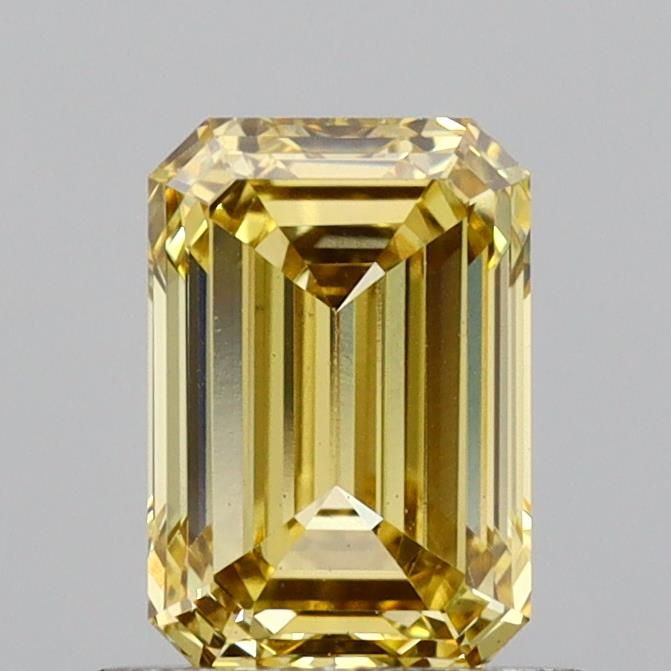 1.03 CT Fancy Vivid Yellow EMERALD