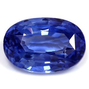 Szafir 3,05 ct, niebieski, szlif owalny