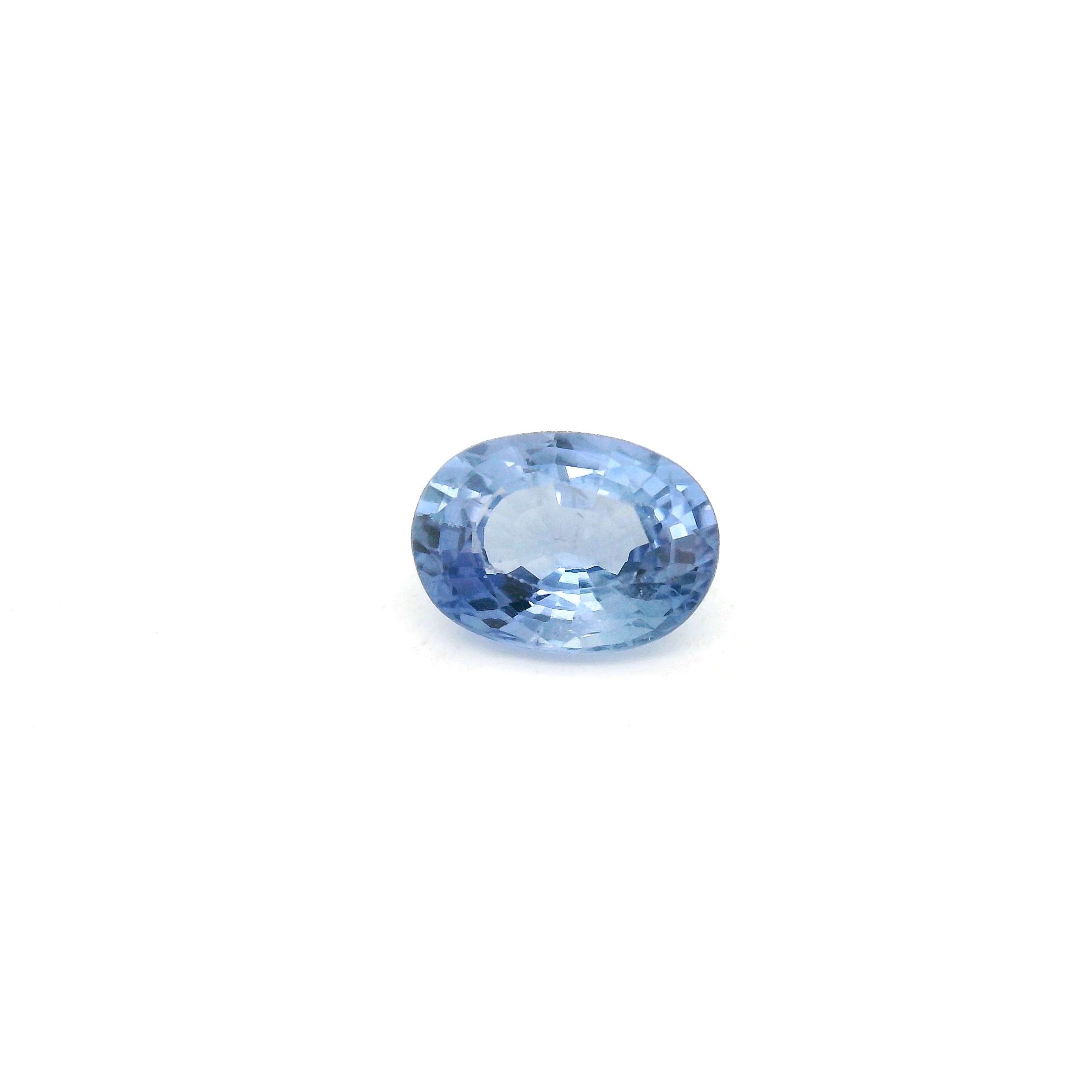 Szafir 1,11 ct, niebieski, szlif owalny