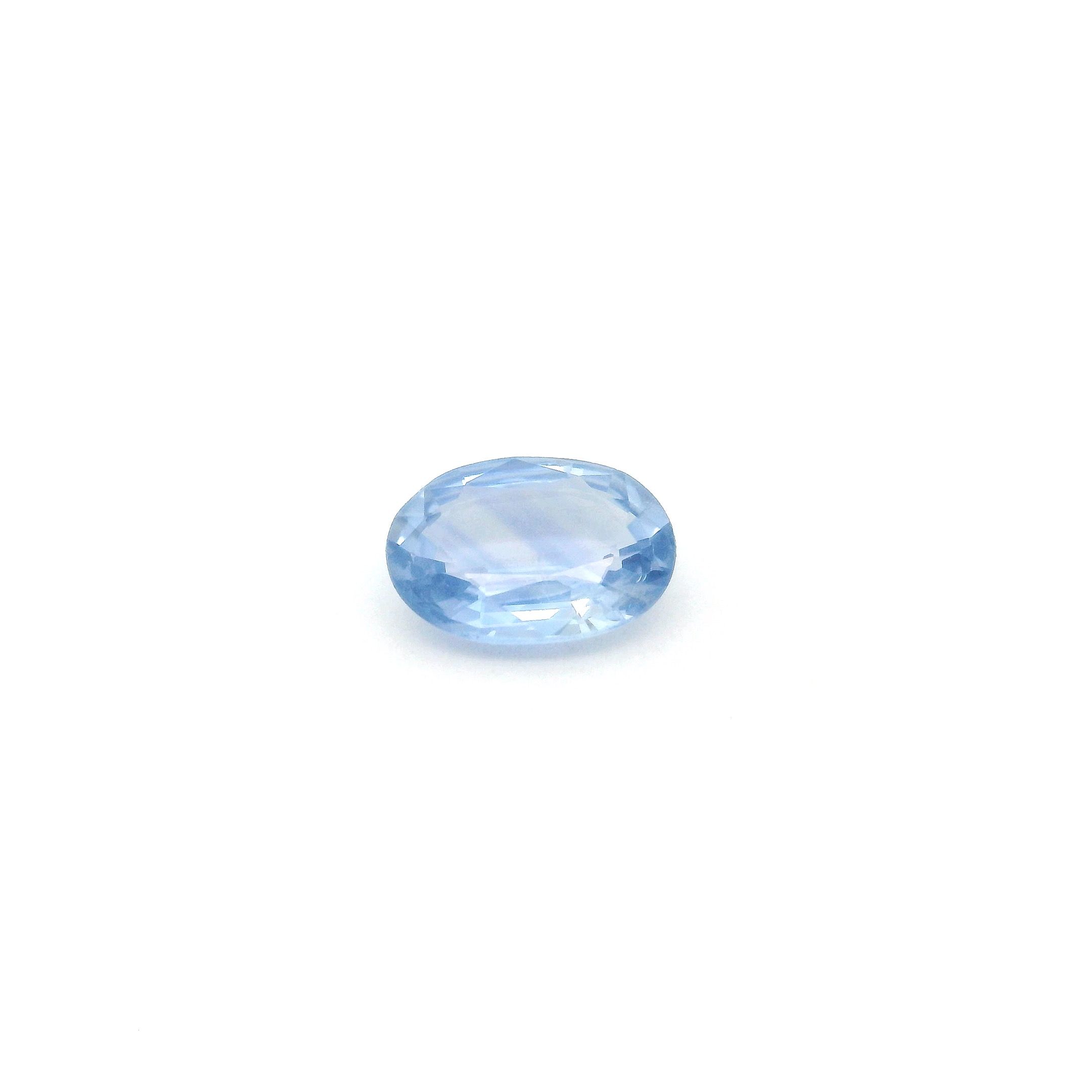 SAPPHIRE FACETED 0.86ct BLUE Medium Intense EC SRILANKA HEATED