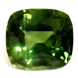 SAPPHIRE FACETED 1.46ct GREEN Green EC SRILANKA HEATED