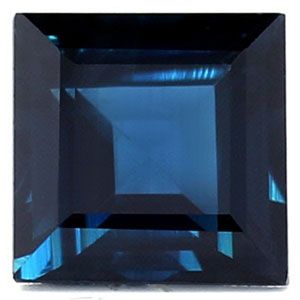 Szafir 1,02 ct, niebieski, szlif kwadratowy