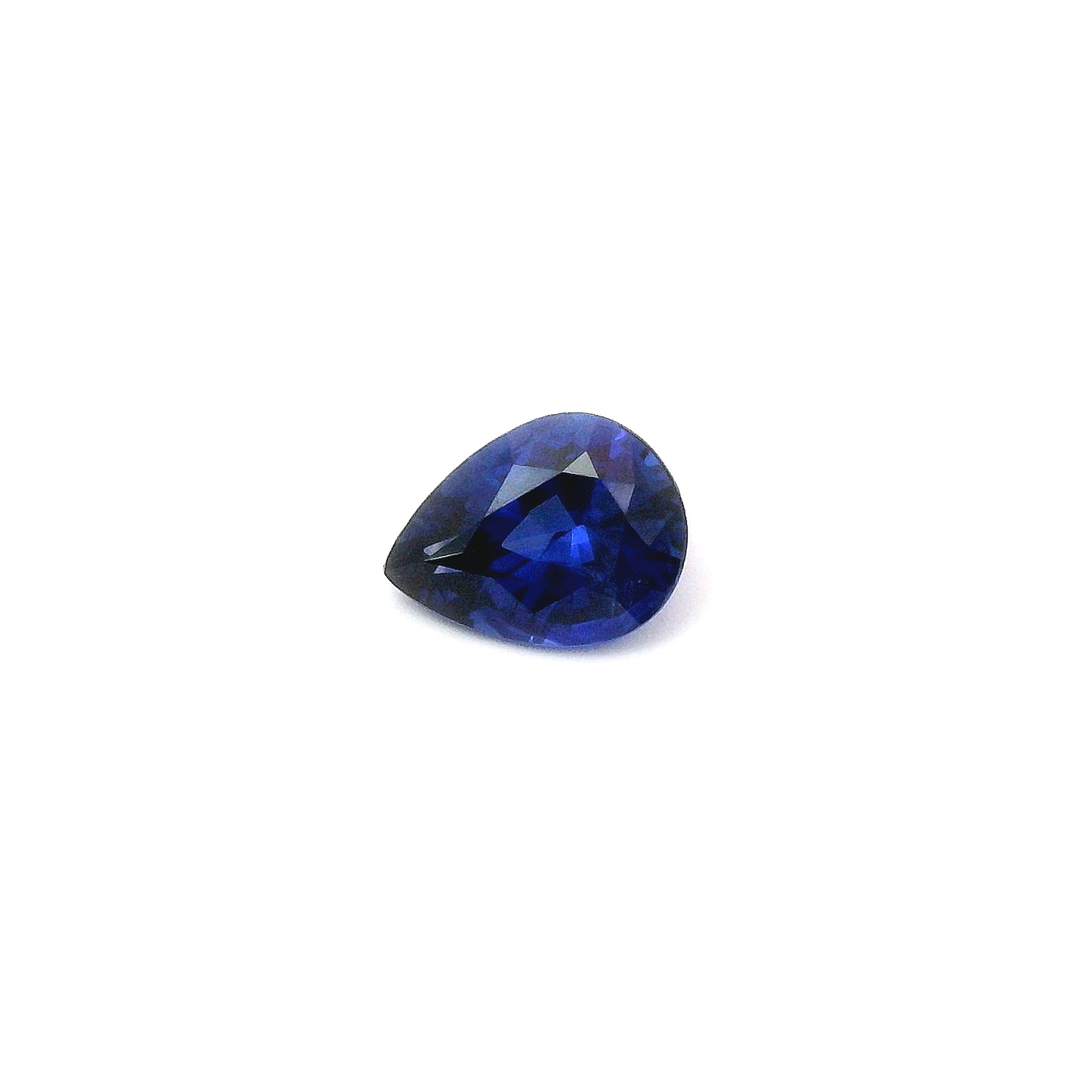 1.47 ct Pear Sapphire
