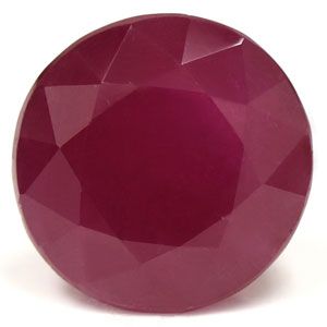Rubin 4,31 ct, czerwony, szlif okrągły