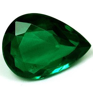 Szmaragd 3,60 ct, zielony, szlif gruszka