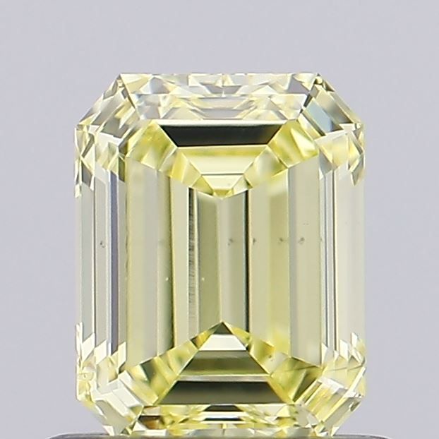 0.61 CT Fancy Intense Yellow EMERALD
