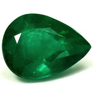 Szmaragd 2,88 ct, zielony, szlif gruszka